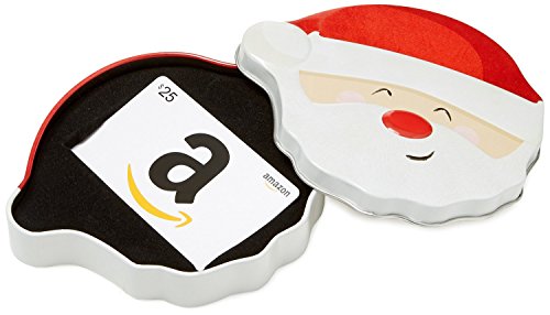 Amazon.com  Gift Card in a Santa Smile Tin (Classic White Card Design)